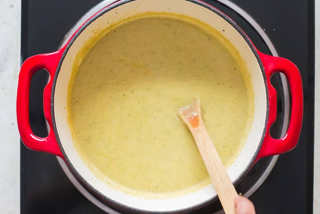 cheesy broccoli cheddar soup