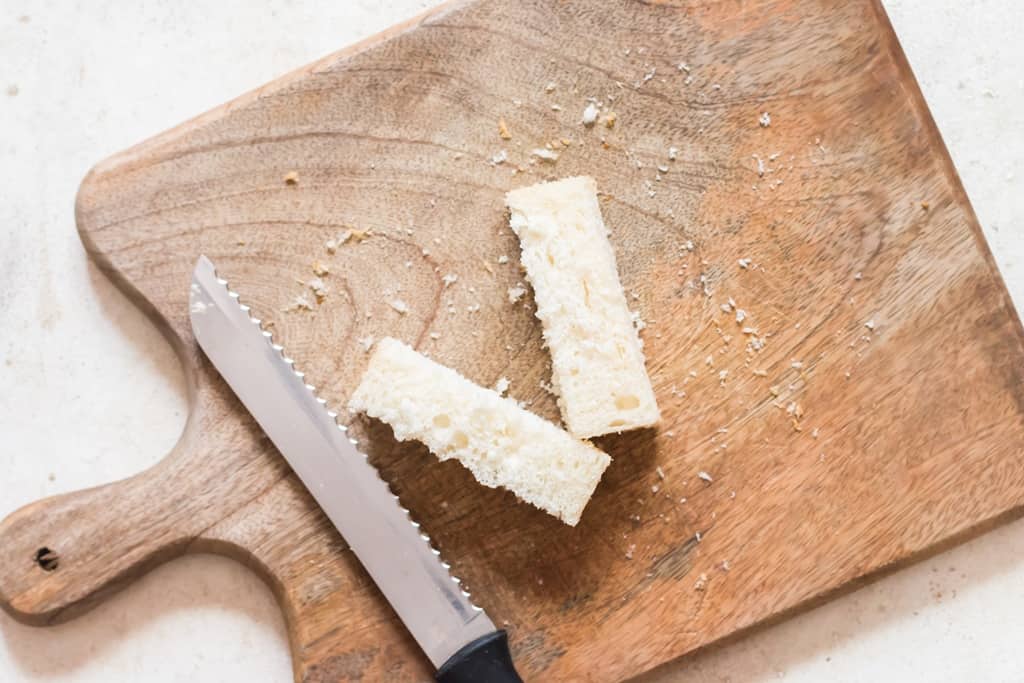 thick sticks of bread