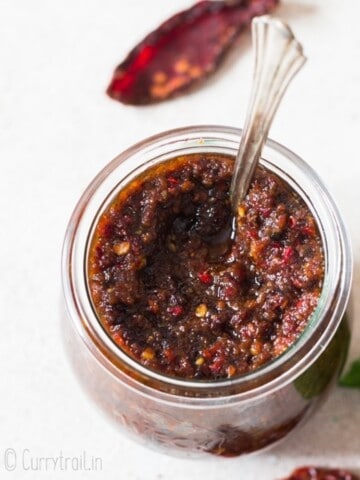 sun dried tomato pesto in glass jar