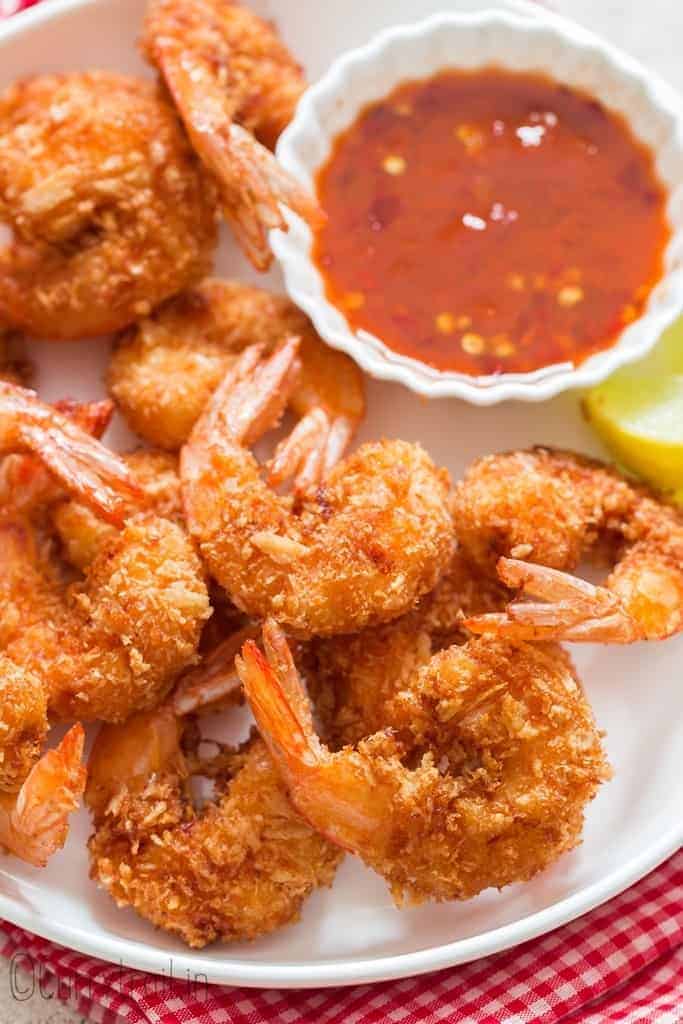 The Best Coconut Shrimp Recipe[With Video] - Curry Trail