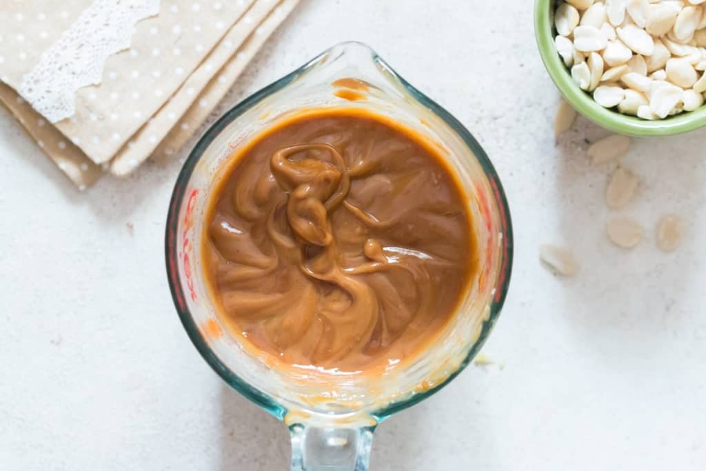whisk sauce until everything comes together