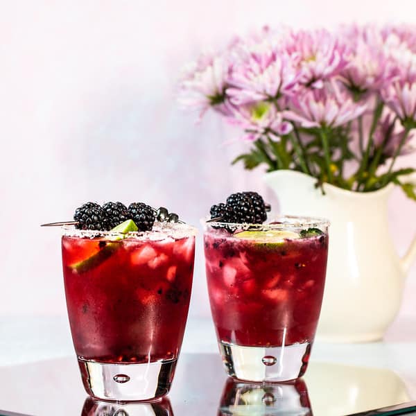 spicy blackberry margarita