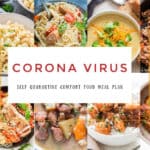 corona virus self quarantine meal plan