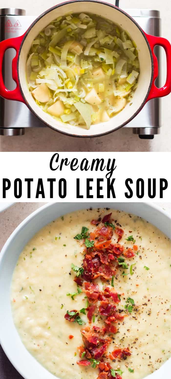 Creamy Potato Leek Soup (with no added cream) Curry Trail