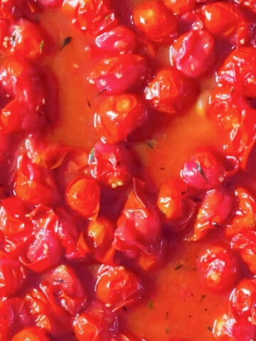 juicy roasted cherry tomato