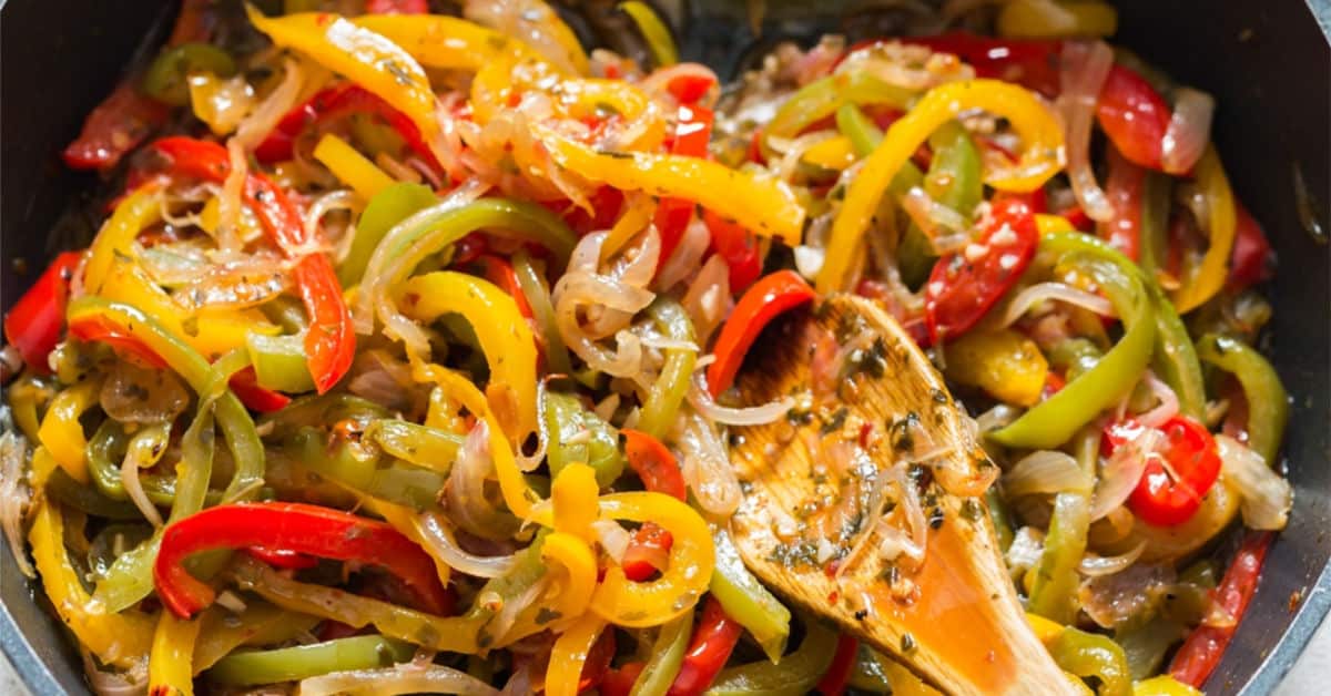 Easy Sauteed Peppers and Onions Recipe Curry Trail