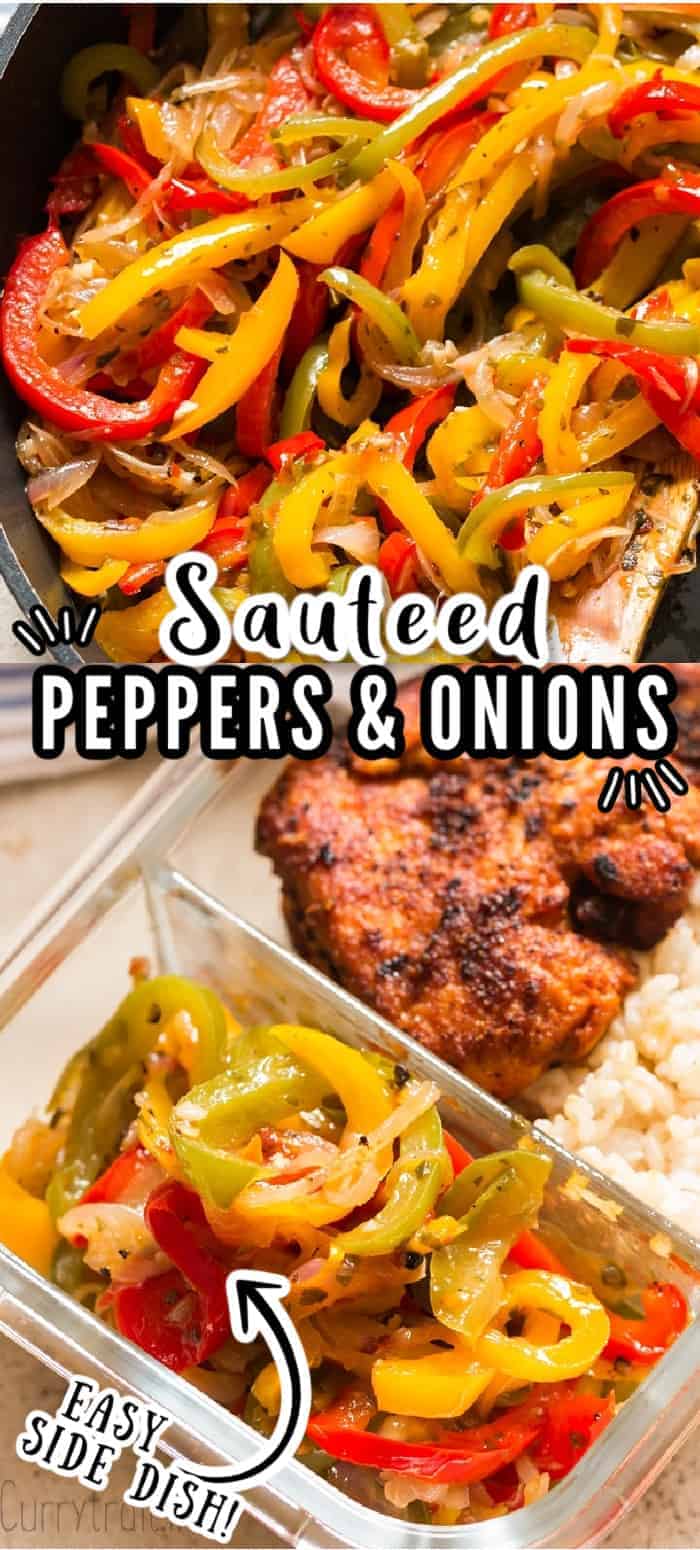 Easy Sauteed Peppers and Onions Recipe Curry Trail