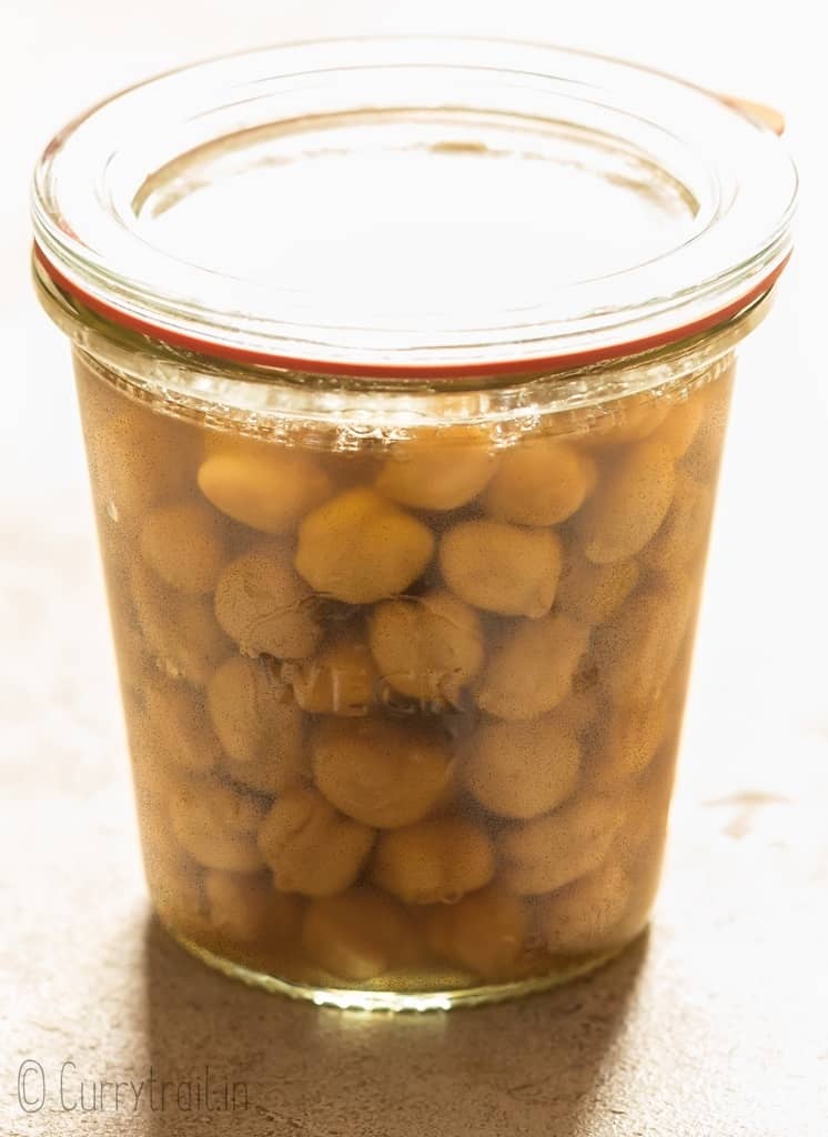 storing instant pot cooked chickpeas