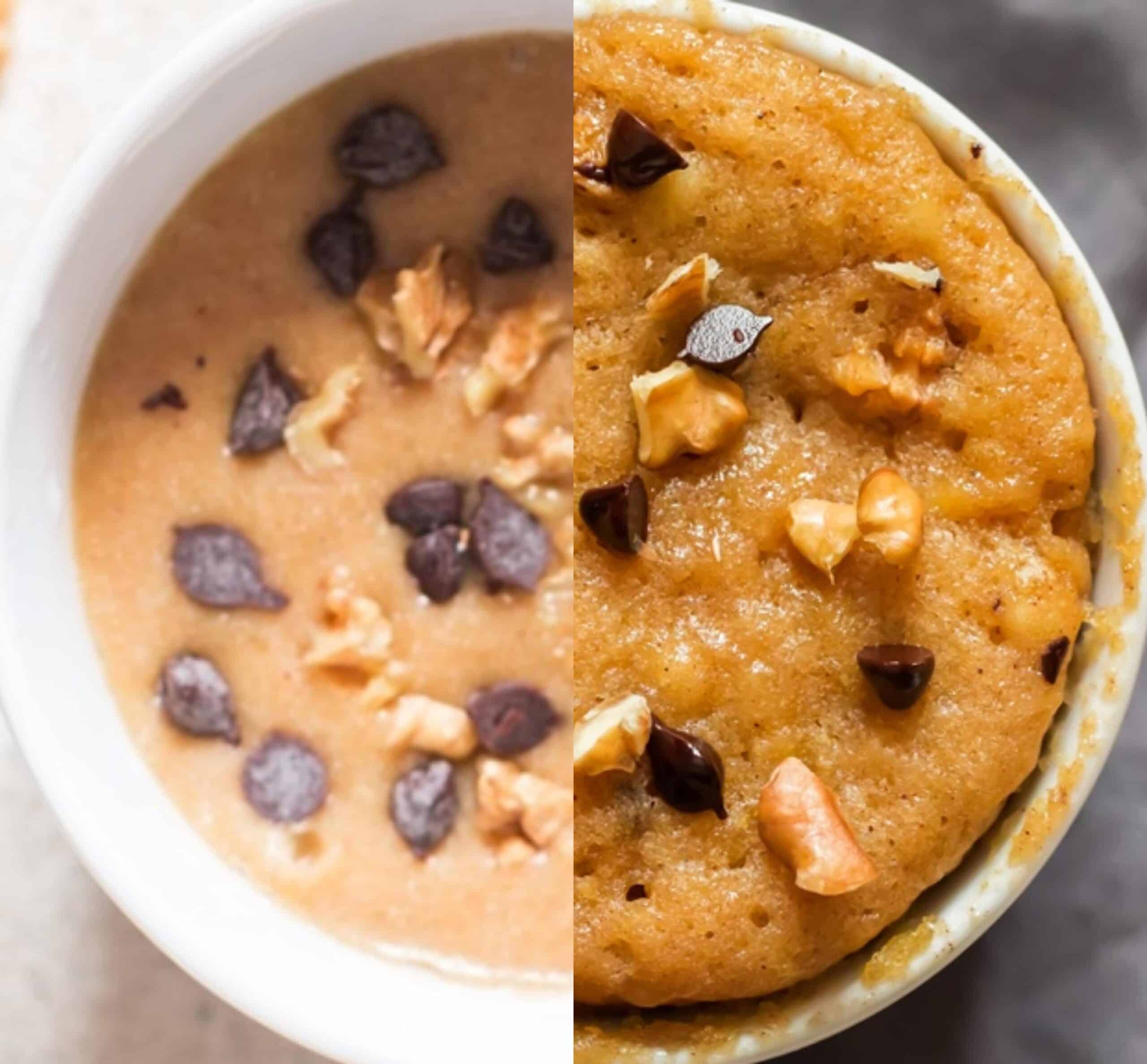 1 Minute Banana Mug Cake Recipe {Video} Curry Trail