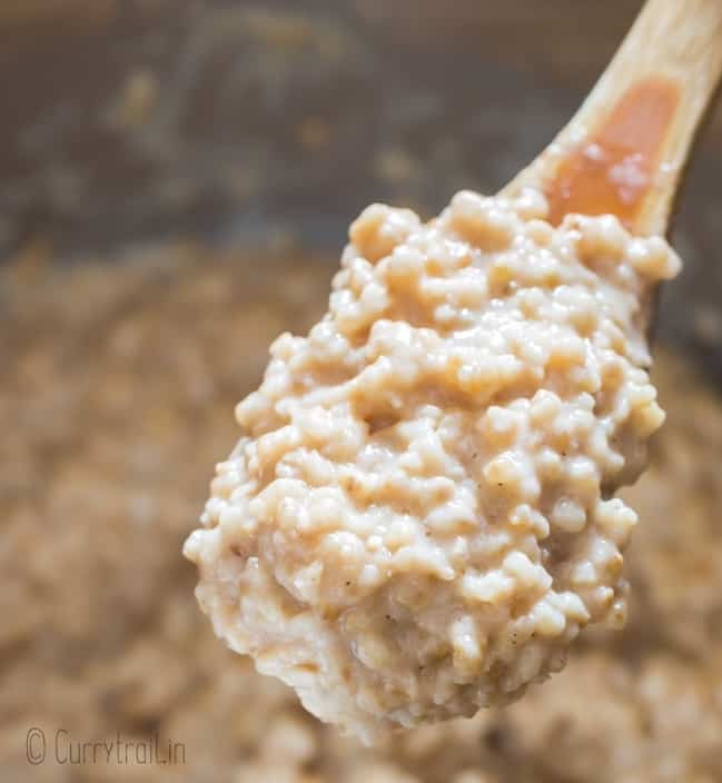 steel cut oatmeal cooked in instant pot