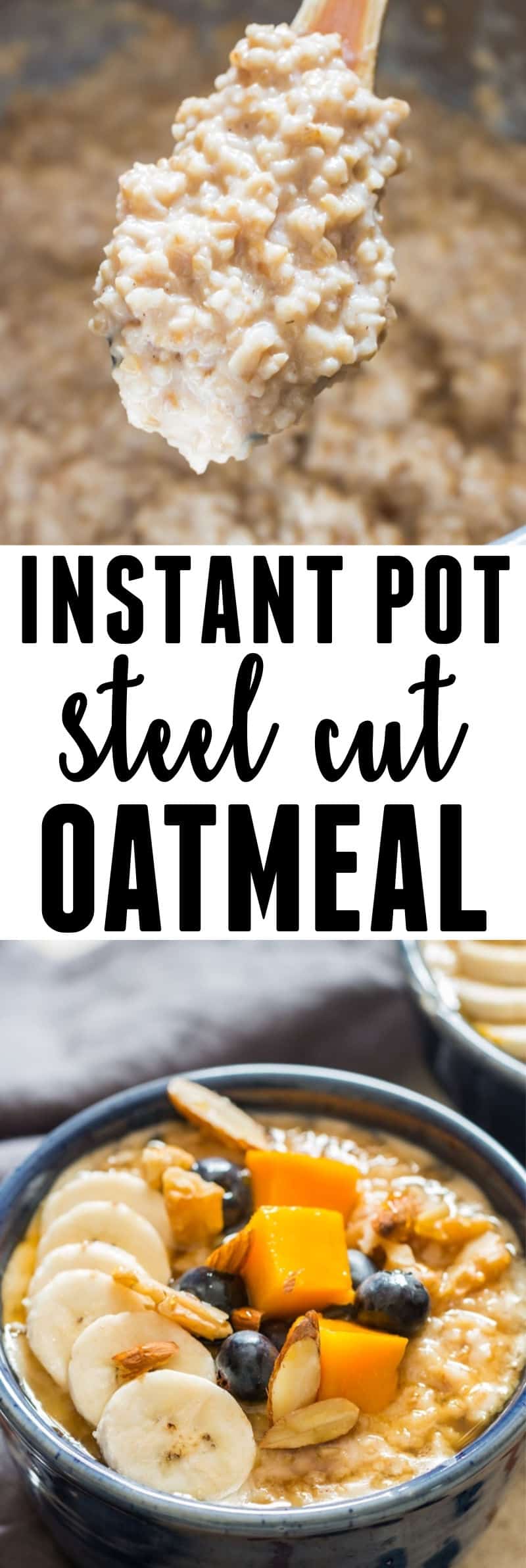 Easy And Quick Instant Pot Steel Cut Oats Curry Trail