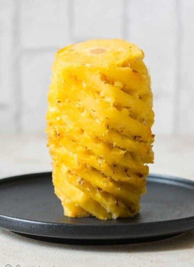 pineapple skin removed and ready to use