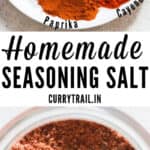 all purpose seasoned salt in glass jar with text