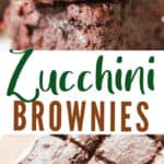 zucchini brownies with text