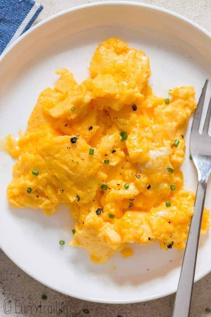 The BEST Soft And Creamy Scrambled Eggs