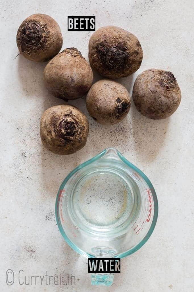 ingredients for cooking instant pot beets