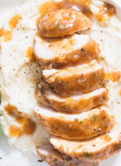 instant pot chicken breasts on mashed potatoes