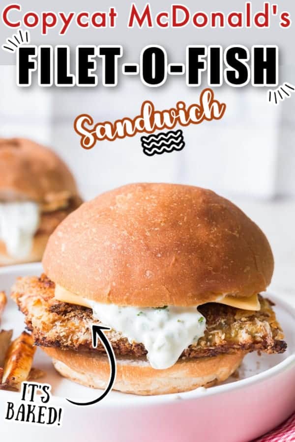 Healthy Baked McDonald's FiletOFish Burger Curry Trail