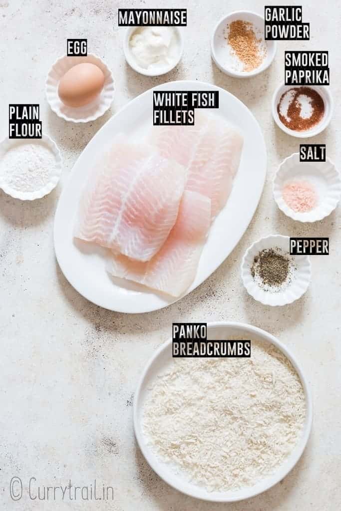 all ingredients for Filet-O-Fish burgers on board