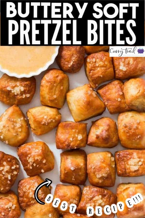 Homemade Buttery Soft Pretzel Bites Recipe Curry Trail