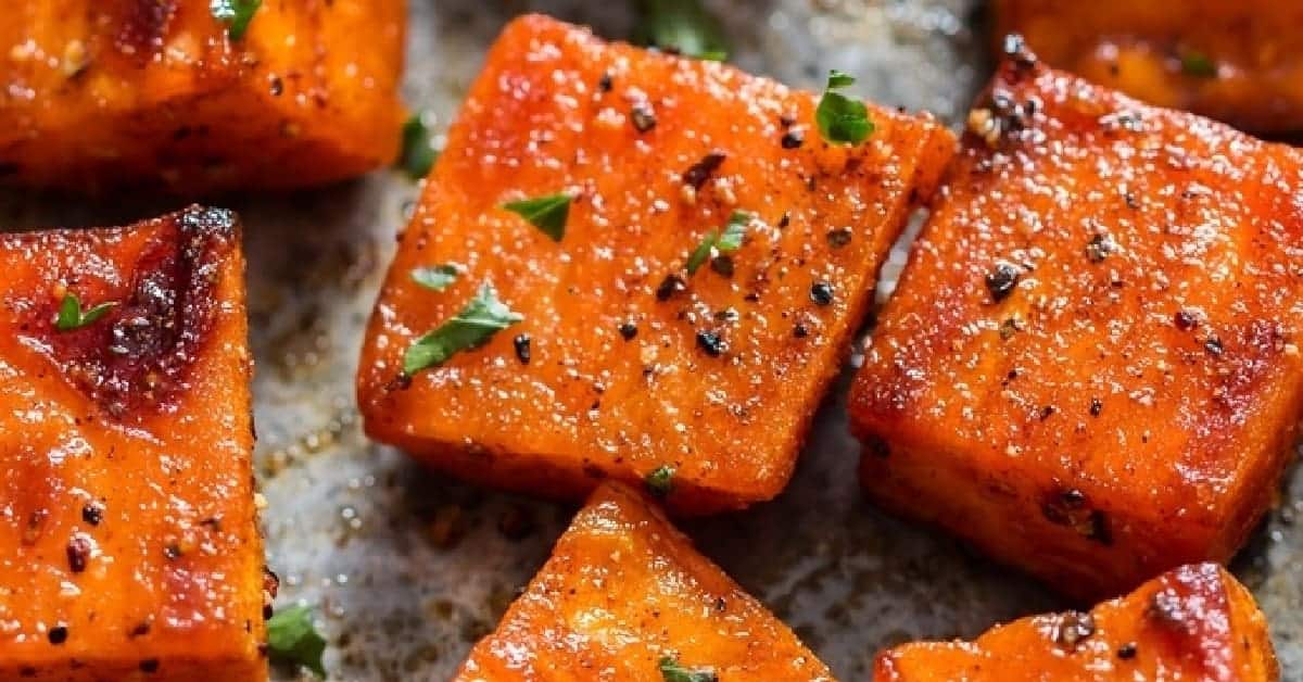 Savory Oven Roasted Sweet Potatoes Curry Trail