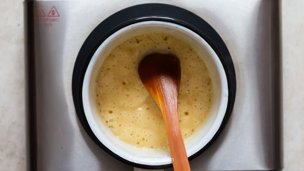 making a roux for cheese sauce for nachos.