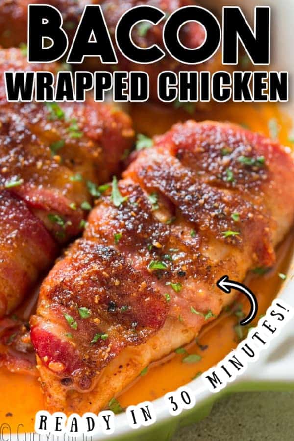 Brown Sugar Garlic Bacon Wrapped Chicken Curry Trail