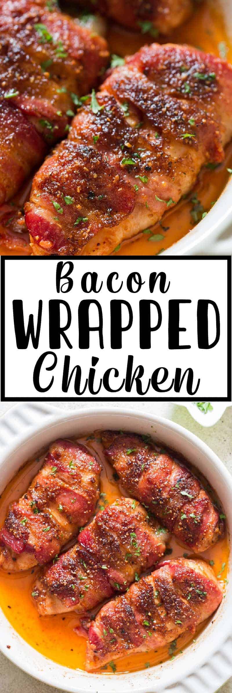 Brown Sugar Garlic Bacon Wrapped Chicken Curry Trail