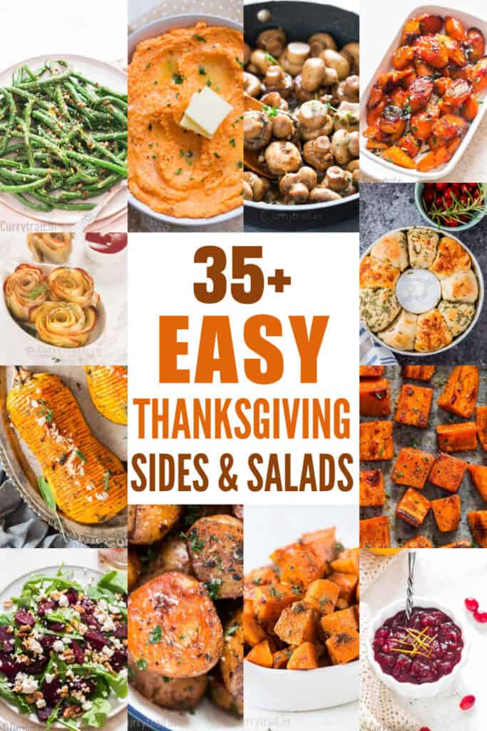 35+ Best & Easy Thanksgiving Side Dishes & Salads - Curry Trail