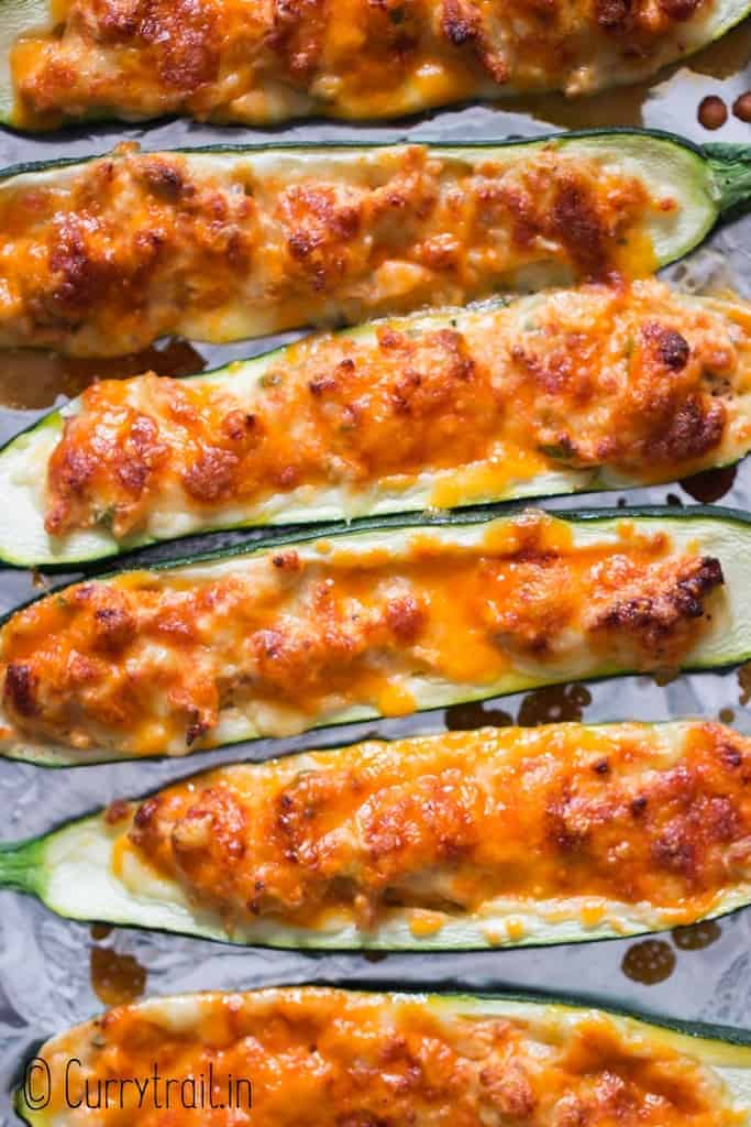 chicken stuffed zucchini boats