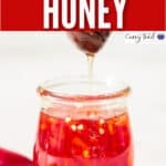 hot honey recipe infused with fresno hot peppers