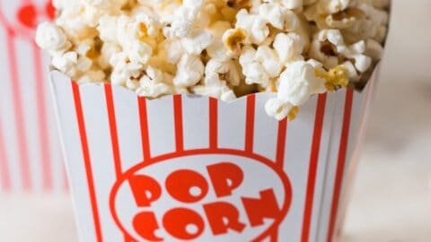 Movie popcorn discount