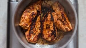 cook cajun chicken in skillet