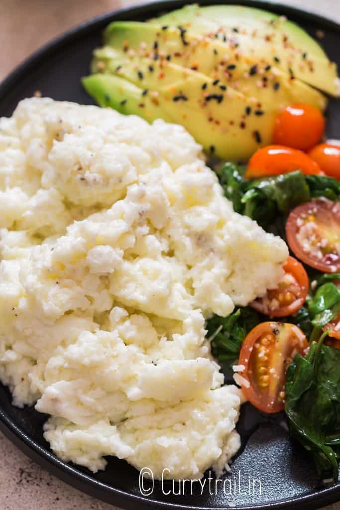 scrambled egg whites with veggies on plate