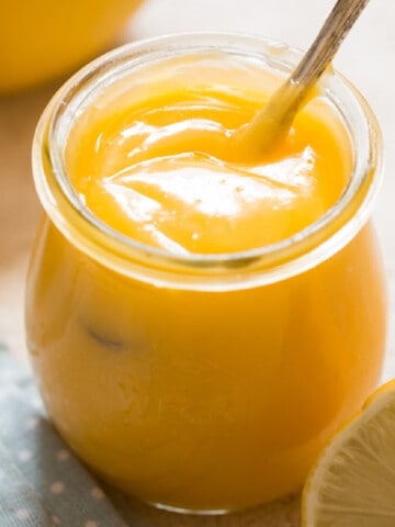 easy homemade lemon curd in jar