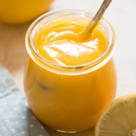 easy homemade lemon curd in jar