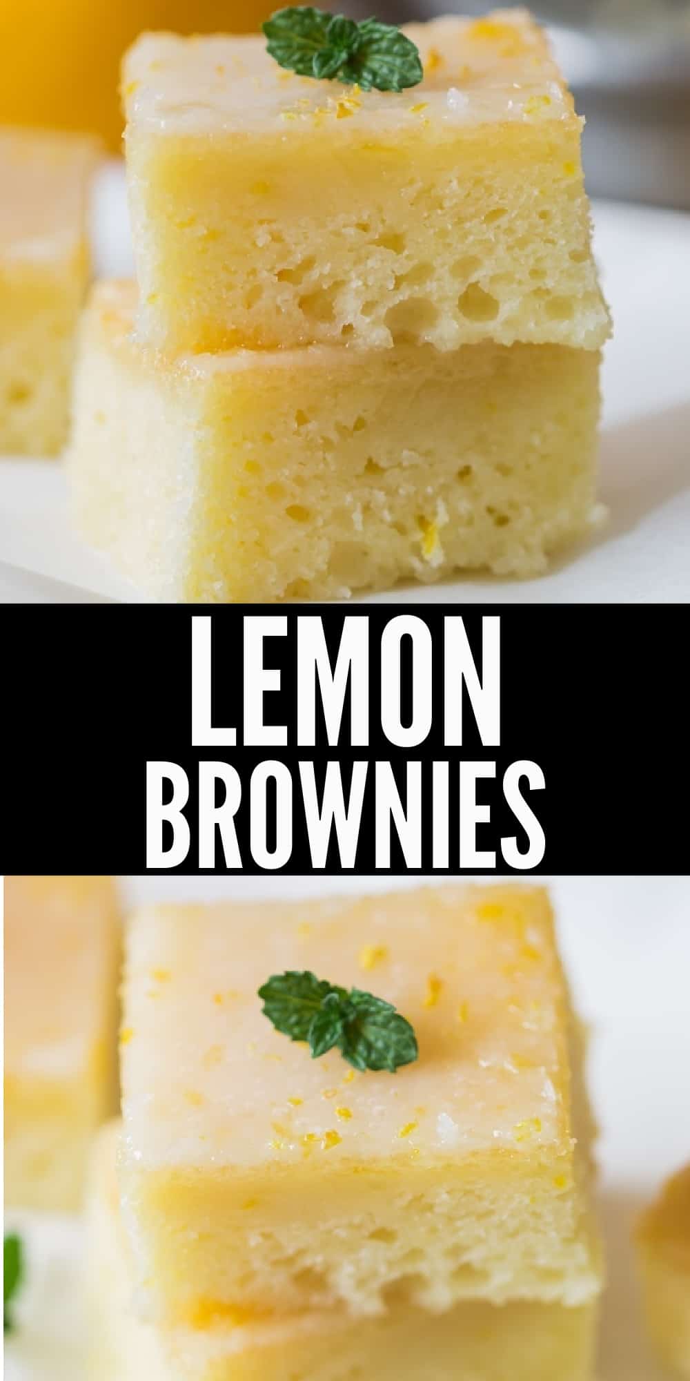 Moist Fudgy Lemon Brownies (with video) Curry Trail