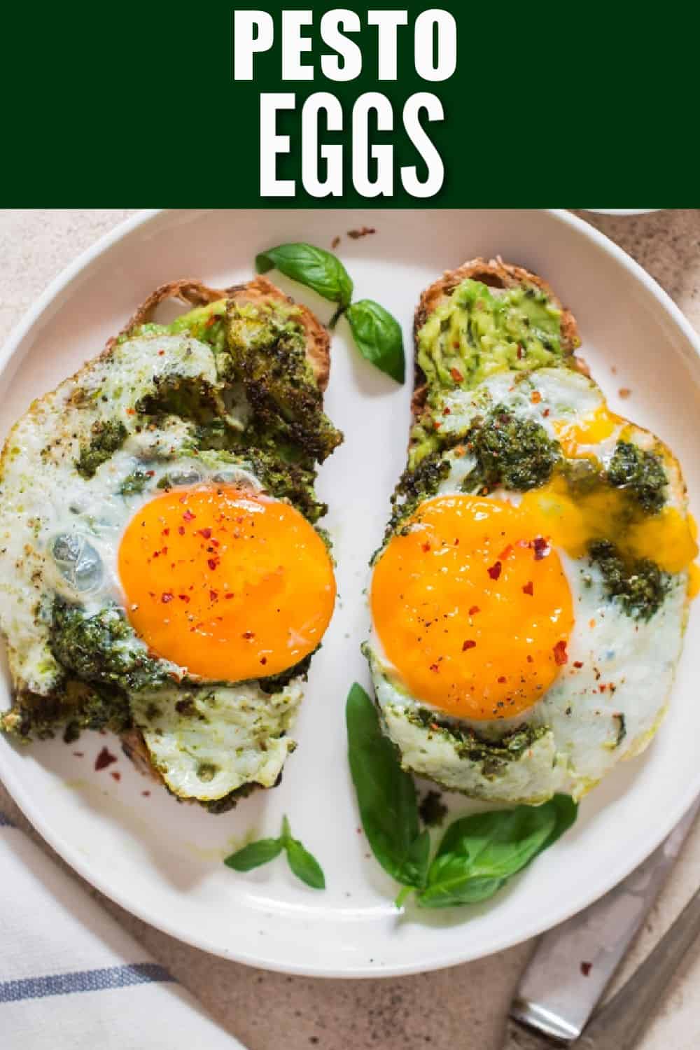 Pesto Eggs On Avocado Toast Curry Trail