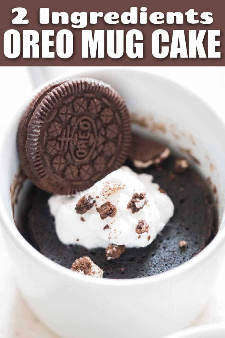 2 Ingredients Oreo Mug Cake (Viral Tik-Tok Recipe) - Curry Trail