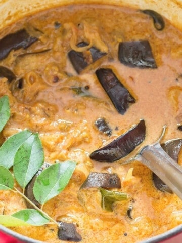 south Indian eggplant curry