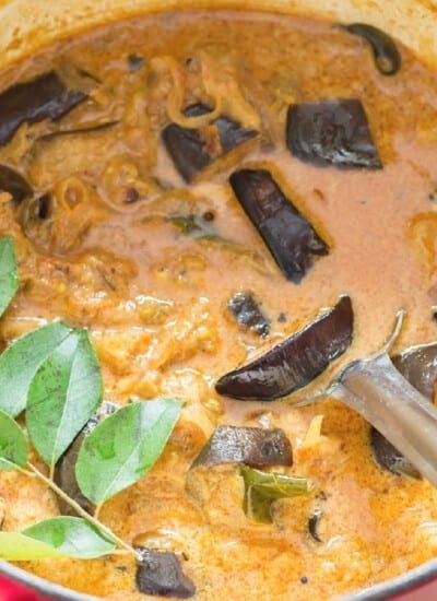 south Indian eggplant curry