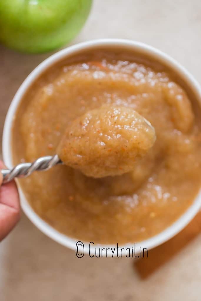 creamy applesauce