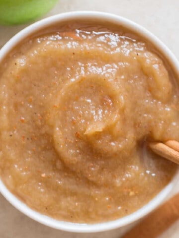 creamy homemade apple sauce