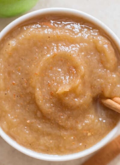 creamy homemade apple sauce