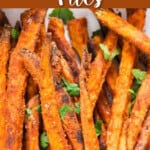 baked sweet potato fries