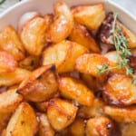 best roast potatoes with text overlay