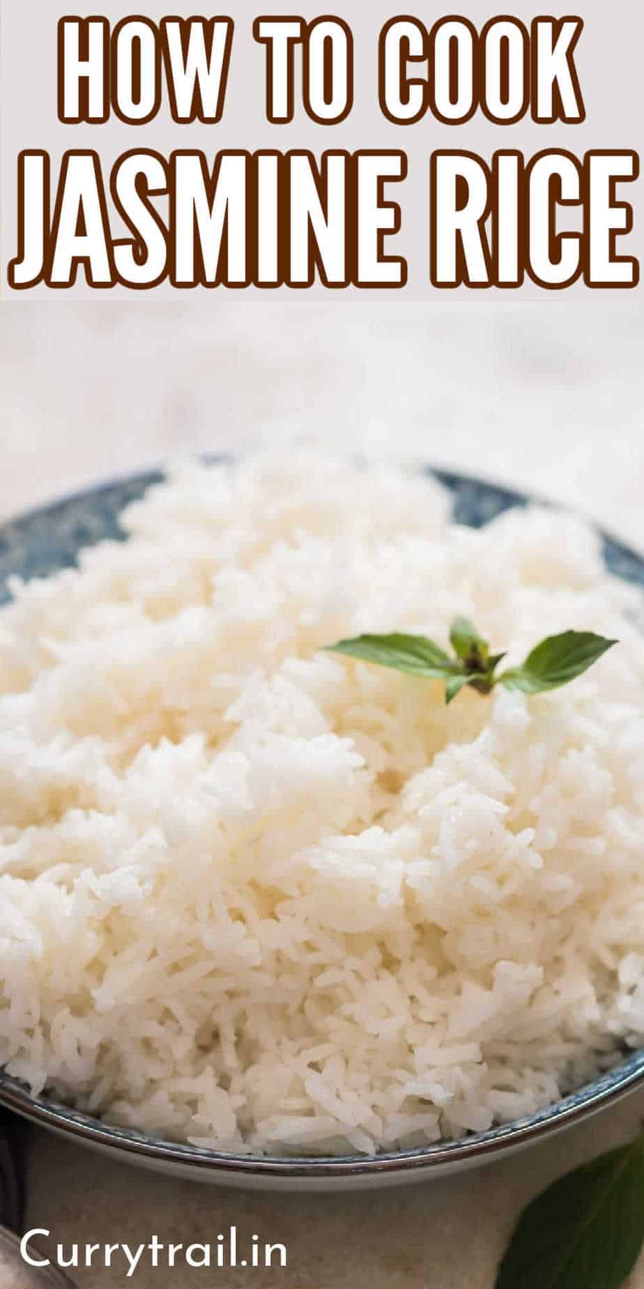 How To Cook Jasmine Rice Curry Trail