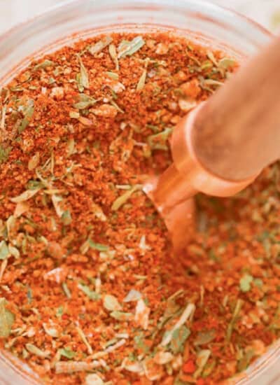 close up of Creole seasoning