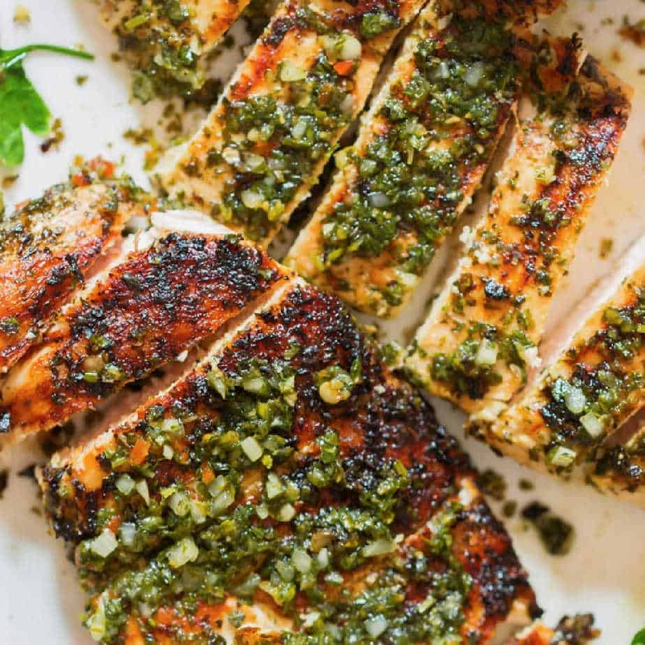 Grilled Chimichurri Chicken