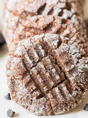 cookies made of peanut butter and chocolate